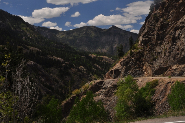 On 550 at the Uncompahgre Gorge